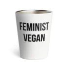 0.00%VEGAN SHOPのfeminist_vegan（黒文字） Thermo Tumbler