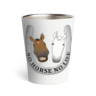 SHOP HAPPY HORSES（馬グッズ）の蹄鉄デザイン（メタル） Thermo Tumbler