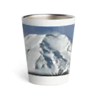 下田村の冠雪した富士山_003 Thermo Tumbler