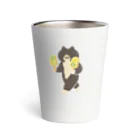 SUIMINグッズのお店のトロピカルアイスをワイルドに運ぶねこ Thermo Tumbler