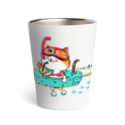 にゃんこ亭屋のみっけの夏休み Thermo Tumbler