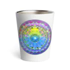 💖宇宙整体♪🌈♪こころからだチャンネル♪💖のFlower of Life STAR rights Thermo Tumbler