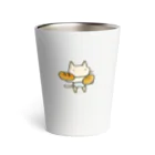 さくらもち市長のSUZURI商店の【ワンポイント】パンツーパンツねこ Thermo Tumbler