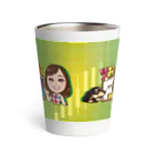 riona_chのサーモタンブラー - グリーン Thermo Tumbler