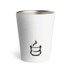 mojayumの白湯ロゴ Thermo Tumbler