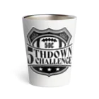 5thdownチャレンジ【NFLアメフト】の5thdownチャレンジデカロゴ サーモタンブラー