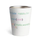 ぬのC言語 HelloWorld Thermo Tumbler