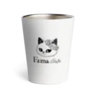 sachiko2004shopのFam& Cafe 花と猫 サーモタンブラー