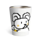 DayaKayaのドット絵くまくん Thermo Tumbler