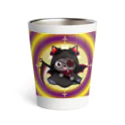 inside-workのデスにゃん (little dark cat) Thermo Tumbler