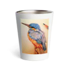 ゆめねこファンタジーのカワセミ Thermo Tumbler