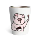 ＋Whimsyの豚キムチ Thermo Tumbler