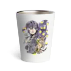 pink://unicorn.tokyoのオハナ少年と謎の猫 Thermo Tumbler