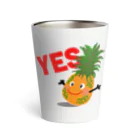 MZグラフィックスのパイナップル　YES Thermo Tumbler