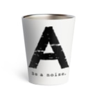 noisie_jpの【A】イニシャル × Be a noise. Thermo Tumbler