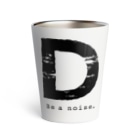 noisie_jpの【D】イニシャル × Be a noise. Thermo Tumbler
