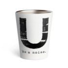 noisie_jpの【U】イニシャル × Be a noise. Thermo Tumbler