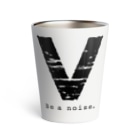 noisie_jpの【V】イニシャル × Be a noise. Thermo Tumbler