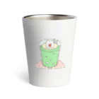 ぱ！のふわふわねこ クリームソーダ Thermo Tumbler