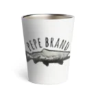  "pepe" Design'sのトラウト　ロゴ Thermo Tumbler