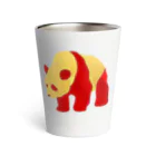 広熨斗隼人SHOPの広熨斗隼人のカラーパンダ🐼２ Thermo Tumbler