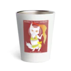 KIYOKIYOKINGDOMのトルコ支援！ターキッシュアンゴラちゃんベリーダンス黄色Ver Thermo Tumbler