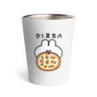 ナポリのSUZURIのピザとうさちゃん Thermo Tumbler