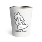 にょろんマートのうさぎタワー Thermo Tumbler