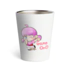 はりねずこのイラストのゲームオン！モモちゃん Thermo Tumbler