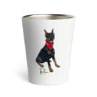 Blue Sky PupsのRin the Doberman  Thermo Tumbler