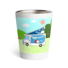 Fortune Campers そっくの雑貨屋さんのさおりんごちゃんのさおりん号でキャンプ気分 Thermo Tumbler