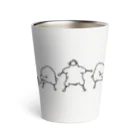 private salon one sheepのラジオ体操するひつじ Thermo Tumbler