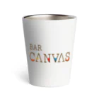 BAR CANVAS バーキャンバスのBAR CANVASロゴ サーモタンブラー