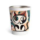 T2 Mysterious Painter's ShopのMysterious Cat Thermo Tumbler