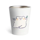 わたこのゆるくてやさしいお店のふたばのまわたちゃん(シンプル) Thermo Tumbler