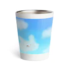 akiの青空とうさぎ雲 Thermo Tumbler