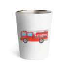 chicodeza by suzuriのレスキュー車 Thermo Tumbler