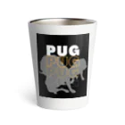 INULAVITAのPug silhouette Thermo Tumbler