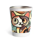 T2 Mysterious Painter's ShopのMysterious Cat Thermo Tumbler