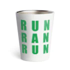 mahangのRUN RAN RUN Thermo Tumbler