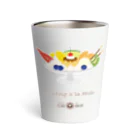 HeartToMeの喫茶　花猫珈琲　＜プリンアラモード＞ Thermo Tumbler