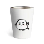 moonriver2020の手をあげるシマエナガくん Thermo Tumbler
