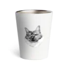 painfulgrowthの猫田猫助グレーバージョン！ Thermo Tumbler