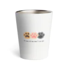 ＠meiliecat🐈original goodsの猫の手も借りたい🐾I’ll take all the help I can get. Thermo Tumbler