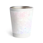 光のフラーレン33のお花 Thermo Tumbler