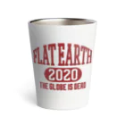 Mappila SHOPのFlatearth カレッジ風（ボルドー） Thermo Tumbler