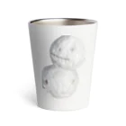 アメショーのひめちゃんの雪だるまの雪ちゃん Thermo Tumbler