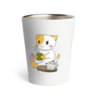 たみ★ずかんのお茶飲むたみねこ Thermo Tumbler