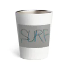 SURF810のSURF 文字(青影) Thermo Tumbler
