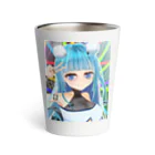 chicodeza by suzuriのピースガール Thermo Tumbler